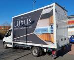 =MB Sprinter von LUXUS-Küchenmontage, gesehen im März 2025 in Fulda