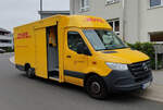 =MB Sprinter von DHL unterwegs in Petersberg im April 2025