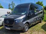 =MB Sprinter der DBRD-Akademie aus LÜBECK, abgestellt auf dem Parkplatz der 2025er Rettmobil in Fulda