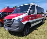 =MB Sprinter als Bevölkerungsschutzfahrzeug vom Landkreis NORDWESTMECKLENBURG, abgestellt auf dem Parkplatz der RettMobil im Mai 2025