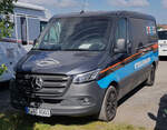 =MB Sprinter der Firma STOLLENWERK abgestellt auf dem Parkplatz der RettMobil 2025