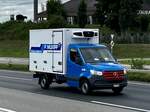 Ein MB Sprinter Lieferwagen von Murpf am 11.9.25 beim Grauholz.