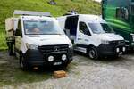 Zwei MB Sprinter von H�fliger am 29.8.26 beim Diemtigtaler Truck Treff.