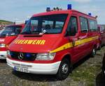 MB Sprinter der Feuerwehr von SAND a. MAIN, steht auf dem Parkplatz der RettMobil 2017 in Fulda - Mai 2017