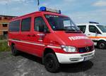 MB Sprinter der Feuerwehr von OFTERSHEIM, steht auf dem Parkplatz der RettMobil 2017 in Fulda - Mai 2017