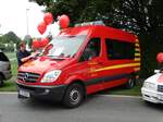 Feuerwehr Lippstadt Mercedes Benz Sprinter MTW bei einer Fahrzeugschau zum Jubiläum 125 Feuerwehr Sindlingen am 27.08.17.