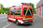 Feuerwehr Maintal Dörnigheim Mercedes Benz Sprinter ELW (Florian Maintal 1-11-1) am 08.07.23 bei einen Fototermin. Danke für das tolle Shooting