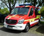 =MB Sprinter der Feuerwehr von BÜDINGEN steht auf dem Parkgelände der RettMobil Fulda, Mai 2017