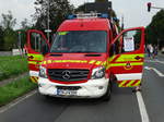 Feuerwehr Hofheim am Taunus Mercedes Benz Sprinter KLAF (Florian Hofheim 1-59) bei einer Fahrzeugschau zum Jubiläum 125 Feuerwehr Sindlingen am 27.08.17.