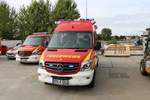 Feuerwehr Hattersheim Mercedes Benz Sprinter ELW (Florian Hattersheim 1-11) bei einer Jugendfeuerwehr Übung des Main Taunus Kreis am 22.09.18 in Okriftel 