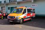 BF Frankfurt am Main Mercedes Benz Sprinter ELW C-Dienst 6/10 bei der Katastrophenschutzübung Frankopia 2025 im Frankfurter Osthafen am 20.09.25