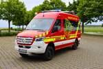 Feuerwehr Karben Petterweil Mercedes Benz Sprinter ELW (Florian Karben 6/11) am 24.05.25 bei einen Fototermin.