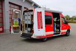 Feuerwehr Langenselbold Mercedes Benz Sprinter 319 ELW (Florian Langenselbold 1-11-1) am 19.10.25 bei einen Fototermin.