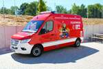 Feuerwehr Fulda Mercedes Benz Sprinter GW Brandschutzerziehung am 03.07.22 beim Tag der offenen Tür