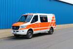 Feuerwehr Aschaffenburg Mercedes Benz Sprinter MTW am 22.07.23 bei einer Übung in Hafen 