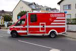 Feuerwehr Rüsselsheim Bauschheim Gefahrenabwehr Kreis Groß Gerau Mercedes Benz Sprinter WAS GW-Mess (Florian Kreis Groß Gerau 72) am 31.08.25 beim Kreisfeuerwehrtag in Rüsselsheim Bauschheim
