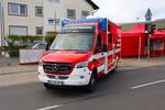 Feuerwehr Rüsselsheim Bauschheim Gefahrenabwehr Kreis Groß Gerau Mercedes Benz Sprinter WAS GW-Mess (Florian Kreis Groß Gerau 72) am 31.08.25 beim Kreisfeuerwehrtag in Rüsselsheim Bauschheim