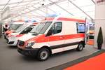 Mercedes Benz Sprinter System Strobel RTW am 18.05.18 auf der RettMobil in Fulda