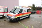 DRK OV Mainspitze Mercedes Benz Sprinter KTW am 27.10.19 bei einer Jugendfeuerwehr Übung 