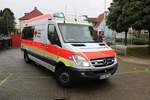 DRK OV Mainspitze Mercedes Benz Sprinter KTW am 27.10.19 bei einer Jugendfeuerwehr Übung 