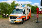 DRK Fulda Mercedes Benz Sprinter RTW am 13.05.22 auf der Rettmobil in Fulda