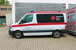DRK OV Langen Mercedes Benz Sprinter MTW am 03.10.22 in Langen beim Tag der offenen Tür