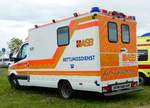=MB Sprinter steht zum Verkauf bei der RettMobil 2017 in Fulda - Mai 2017