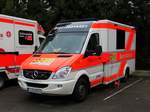 ASB Wiesbaden Mercedes Benz Sprinter Baby-Notarzt am 16.09.17 beim Tag der offene Tür an der Wache 2 in Mainz Kastel der BF Wiesbaden