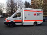 Mercedes Sprinter, als RTW am 06.03.2012 in Lehrte.