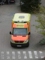 Ein ASB Krankenwagen in Karlsbad Langensteinbach am 16.04.09 am SRH Klinikum
