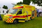 Rettungsdienst Ratingen Mercedes Benz Sprinter RTW am 17.05.24 auf der Rettmobil in Fulda