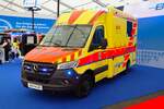 Mercedes Benz Sprinter RTW des Landkreis Ostprignitz am 08.05.26 in Fulda auf der Rettmobil