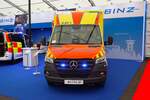 Mercedes Benz Sprinter RTW des Landkreis Ostprignitz am 08.05.26 in Fulda auf der Rettmobil