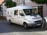 Mercedes Benz Sprinter 316 CDI eines Handwerksbetriebes f�r D�mmungen am 26.09.2008 in 36088 H�nfeld