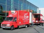 MB-412D von LUDO´S Team bei der Anlieferung von Waren zu einem Messeevent in Ried i.I.;100415
