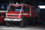Feuerwehr Mercedes Benz Unimog U5000 im Februar 2020 auf Madeira.