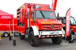 Feuerwehr Bad Salzuflen Mercedes Benz Unimog U5023 GW-L am 17.05.24 auf der Rettmobil in Fulda