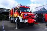Mercedes Benz Unimog U5023 Rosenbauer TLF3000 Kreis Gro� Gerau am 08.05.26 auf der Rettmobil 