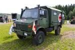 Mercedes Benz Unimog U1300 am 06.06.26 beim Tag der Bundeswehr in Kastellaun 