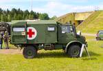 Mercedes Benz Unimog U1300 am 06.06.26 beim Tag der Bundeswehr in Kastellaun 