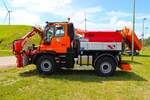 Mercedes Benz Unimog U427 Bundeswehr Gel�ndebetreuung am 06.06.26 beim Tag der Bundeswehr in Kastellaun 