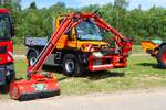 Mercedes Benz Unimog U427 Bundeswehr Gel�ndebetreuung am 06.06.26 beim Tag der Bundeswehr in Kastellaun 