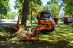 Die Autobahn GmbH Mercedes Benz Unimog U530 am 20.06.26 auf dem Hessentag in Fulda