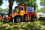 Die Autobahn GmbH Mercedes Benz Unimog U530 am 20.06.26 auf dem Hessentag in Fulda