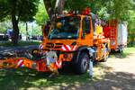 Die Autobahn GmbH Mercedes Benz Unimog U530 am 20.06.26 auf dem Hessentag in Fulda