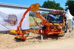 Hessenmobil Mercedes Benz Unimog U527 am 20.06.26 auf dem Hessentag in Fulda