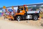 Hessenmobil Mercedes Benz Unimog U527 am 20.06.26 auf dem Hessentag in Fulda