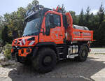 =Unimog U 400, das Arbeitstier der Firma HEITAUER, aus Bischofswiesen, 08-2026