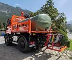 =Unimog U 400, das Arbeitstier der Firma HEITAUER, aus Bischofswiesen, 08-2026