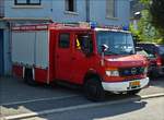 Mercedes Benz 818 D Feuerwehrfahrzeug gesehen am 30.06.2019 in Mersch.